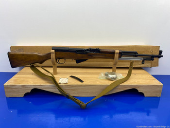 1951 Russian SKS 7.62 NATO Blue 20.5" *MOUNTED KNIFE BAYONET MODEL* Awesome