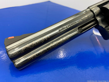Smith Wesson 586-2 .357 Mag Blue 6" *GORGEOUS SCROLL ENGRAVING!*