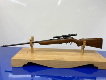 1961 Remington Model 511 Scoremaster .22 S/L/LR Blue 25" *WEAVER SCOPE!*