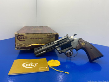 Colt Diamondback .22LR Blue 4" *LEGENDARY SNAKE SERIES REVOLVER*