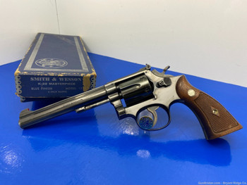 1959 Smith & Wesson 17 .22 LR Blue 6" *GORGEOUS DOUBLE ACTION REVOLVER!*