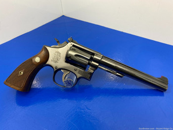 1959 Smith & Wesson 17 .22 LR Blue 6" *GORGEOUS DOUBLE ACTION REVOLVER!*