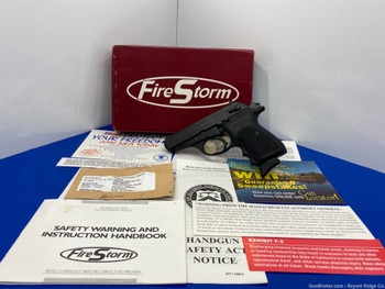 Bersa Firestorm .380 Acp Black 3.5" *AWESOME CONCEALED CARRY WEAPON!*