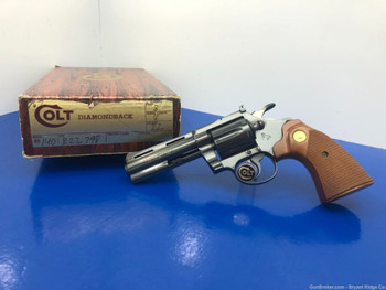 Colt Diamondback .22LR Blue 4" *LEGENDARY SNAKE* Simply Astounding Example 