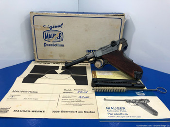 Mauser Commercial American Eagle Luger 9mm Blue 4" *GORGEOUS SEMI AUTO!*