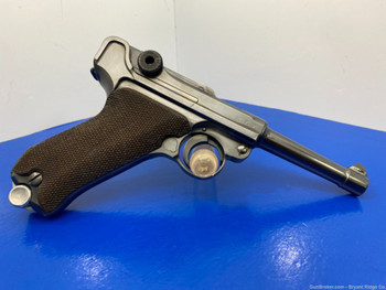 1939 Mauser Luger PO8 9mm Blue 4" *NAZI STAMPED WWII PRODUCTION MODEL*