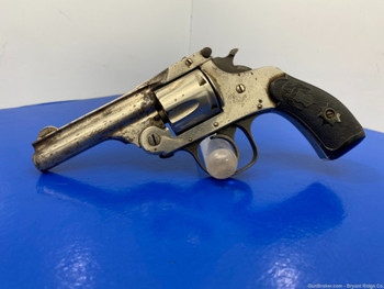 Forehand Arms Co .32 S&W Nickel 3.25" *6-SHOT TOP BREAK REVOLVER*