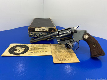 1928 Colt Police Positive Special .32-20 WCF Blue 5" *GORGEOUS REVOLVER!*