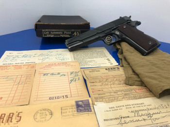 1947 Colt Government *ABSOLUTELY PHENOMENAL TIME CAPSULE* -Museum Quality-