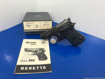 Beretta 950BS Jetfire .22 Short Blue 2 1/2" *LIMITED MANUFACTURED MODEL*