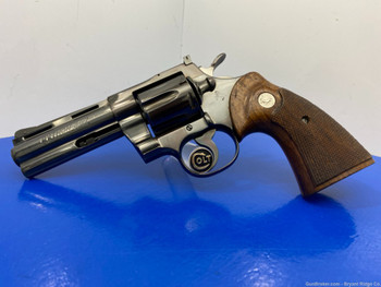 1970 Colt Python .357 Mag Royal Blue 4" *LEGENDARY SNAKE SERIES REVOLVER!*