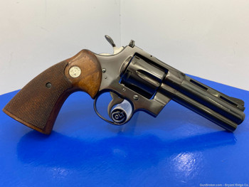 1970 Colt Python .357 Mag Royal Blue 4" *LEGENDARY SNAKE SERIES REVOLVER!*