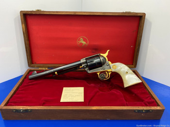 Colt Diamond Jubilee SAA .45lc -ROYAL BLUE & GOLD- *1 OF 850 EVER MADE*