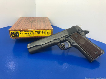 1960 Colt Government .45 ACP Blue 5" *INCREDIBLE SEMI AUTOMATIC PISTOL!*