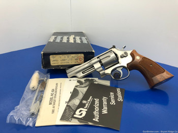 1985 Smith Wesson 624 .44 Spl Stainless 4" *FIRST YEAR OF PRODUCTION MODEL*