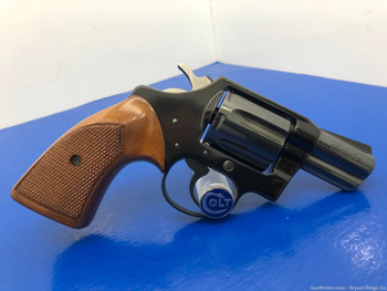 1974 Colt Cobra .38 Spl Blue 2" *AMAZING 2ND ISSUE MODEL!* Awesome Example