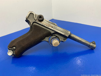 1940 Mauser Luger P08 9mm Blue 4" *WWII GERMAN NAZI STAMPED PISTOL*