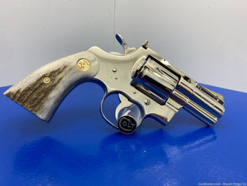 1969 Colt Python 2 1/2' *RARE & DESIRABLE NICKEL MODEL* Breathtaking!!!!