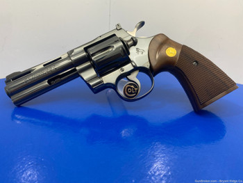 1978 Colt Python .357 Mag Blue 4" *LEGENDARY SNAKE SERIES REVOLVER*