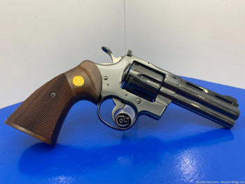 1978 Colt Python .357 Mag Blue 4" *LEGENDARY SNAKE SERIES REVOLVER*