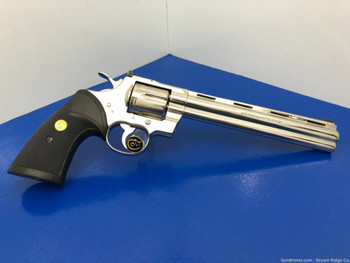 1981 Colt Python .357 Mag 8" *HIGHLY DESIRABLE 8" NICKEL MODEL*