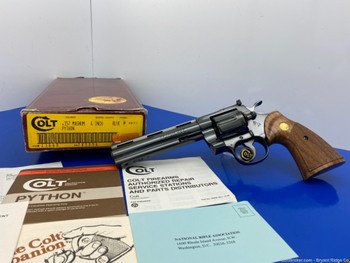 1989 Colt Python Royal Blue 6" *ABSOLUTELY PHENOMENAL EXAMPLE* Mint Mint