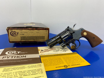 RARE 1981 Colt Python Royal Blue 2 1/2" *ABSOLUTELY PHENOMENAL CONDITION*