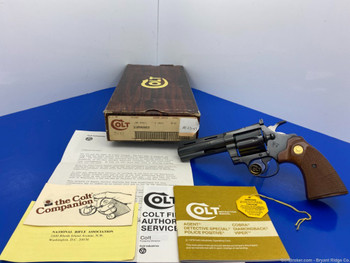 1981 Colt Diamondback .38 Special Royal Blue 4" *LIMITED PRODUCTION MODEL*