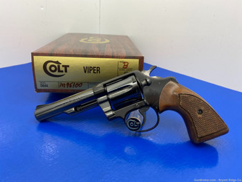 1977 Colt Viper .38 Spl Blue 4" *ULTRA RARE & LIMITED MANUFACTURED PISTOL*