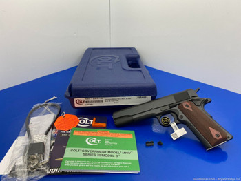 Colt Government Series 70 Model 0 1911 .38 Super *RARE UNMARKED SLIDE*