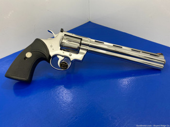 1995 Colt Python *EXTRAORDINARILY RARE* Factory Bright Stainless 8" Model