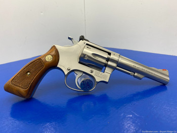 Smith Wesson 63 .22LR Stainless 4" *INCREDIBLE DOUBLE ACTION REVOLVER*