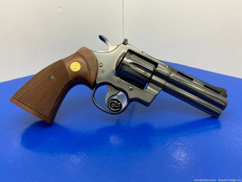 1981 Colt Python .357 Mag Royal Blue 4" *RARE GERMAN STAMPED/IMPORT MODEL!*