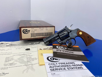 1983 Colt Python .357 Mag Blue 3" *AMAZINGLY RARE & DESIRABLE MODEL*