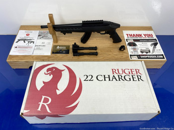 2018 Ruger 22 Charger .22 LR Matte Black 10" *AWESOME SEMI AUTO*