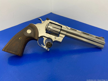 2020 Colt Python .357 Mag Stainless 6" *GORGEOUS SNAKE SERIES REVOLVER!*