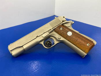 1974 Colt Combat Commander .45Acp 4" *RARE SATIN NICKEL FINISH*