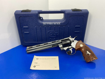 1980 Colt Python .357 Mag Blue *SCARCE & DESIRABLE 8" VENT RIB BARREL!*