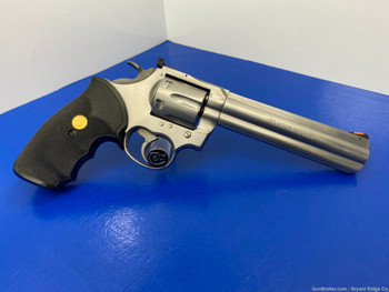 1988 Colt King Cobra .357 Mag Stainless 6" *GORGEOUS SNAKE REVOLVER*