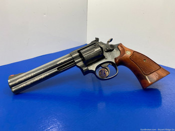 Smith Wesson 586-2 .357 Mag Blue 6" *GORGEOUS SCROLL ENGRAVED MODEL*