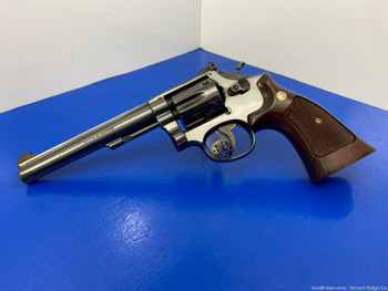 1959 Smith Wesson 17 .22 LR Blue 6" *DESIRABLE "NO DASH" MODEL*