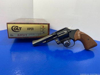 1977 Colt Viper .38 Spl Blue 4" *ULTRA RARE & LIMITED MANUFACTURED PISTOL*
