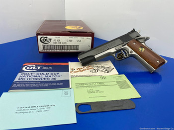 1989 Colt Gold Cup Elite .45 ACP Blue 5" *EXTREMELY RARE MODEL*