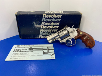 1989 Smith Wesson 686-3 .357 Mag Stainless 2 1/2" *INCREDIBLE S&W REVOLVER*