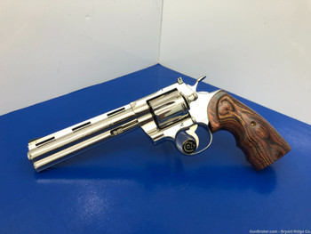 1979 Colt Python .357 Mag Nickel 6" *HIGHLY DESIRABLE NICKEL FINISH*