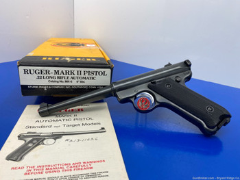 1987 Ruger Mark II .22 LR Blue 6" *GORGEOUS LEGENDARY MODEL*