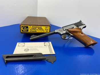 1973 Colt Woodsman 3rd Series Target .22 LR Blue 6" *EXCELLENT EXAMPLE*