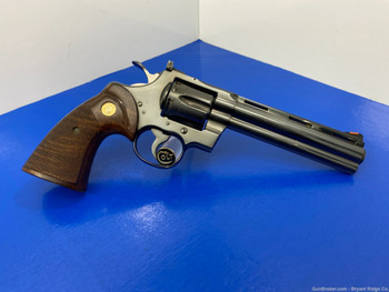 1977 Colt Python .357 Mag Blue 6" *SCARCE GERMAN IMPORT/STAMPED MODEL*