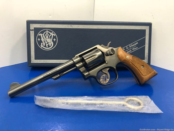 1980 Smith Wesson 10-7 .38 S&W Spl Blue *DESIRABLE 6" PINNED BARREL*