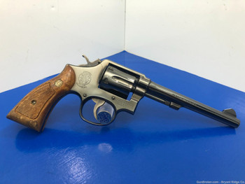 1980 Smith Wesson 10-7 .38 S&W Spl Blue *DESIRABLE 6" PINNED BARREL*